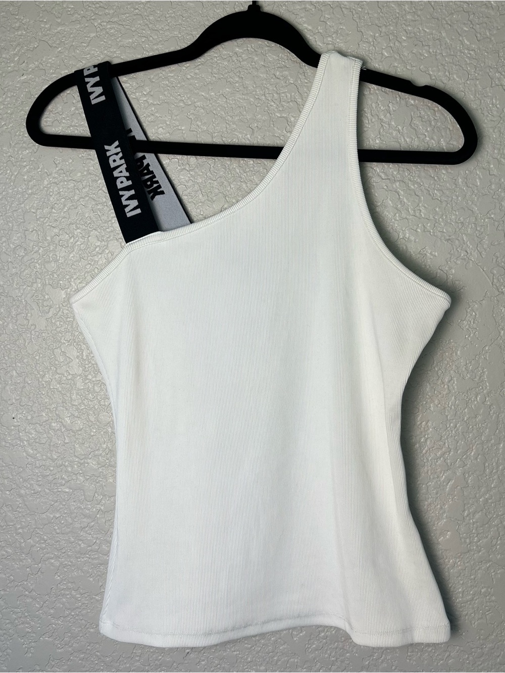 RARE Beyonce Ivy Park x Adidas Asymmetric One-Shoulder Ribbed Tank Streetwear